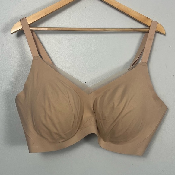 New HoneyLove CrossOver Bra Sand Color size 3X - Picture 3 of 11